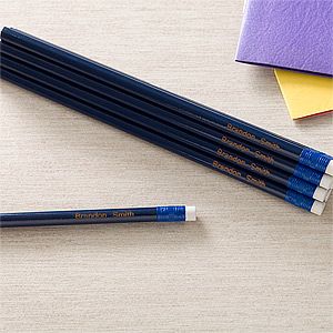 Personalized Pencils   Blue