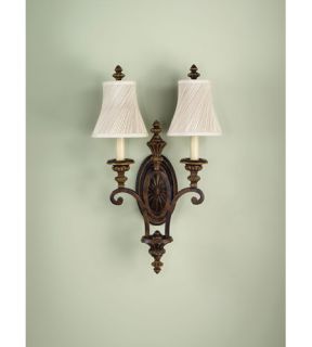 Drawing Room 2 Light Wall Sconces in Walnut WB1289WAL