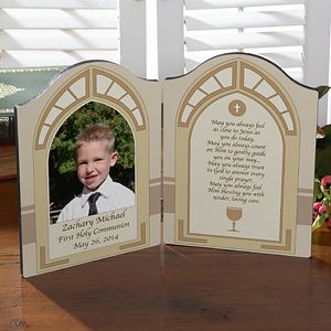 Personalized Photo Plaque   First Communion