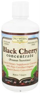 Only Natural   Black Cherry Concentrate   32 oz.