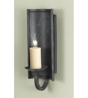 Kings Table 1 Light Wall Sconces in Antique Forged Iron WB1350AF