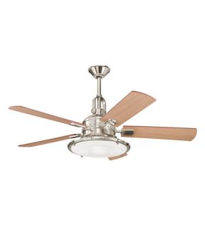 Kittery Point Indoor Ceiling Fans in Polished Nickel 300020PN