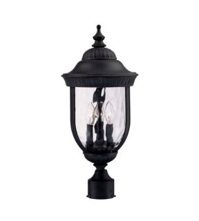 Castlemain 3 Light Post Lights & Accessories in Black W/ Gold 5 60329 186