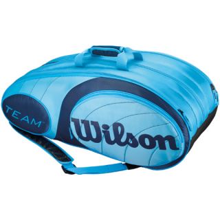 Wilson Team 12 Pack Bag Blue Wilson Tennis Bags