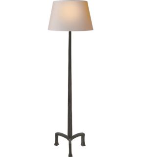 E.F. Chapman Strie 1 Light Floor Lamps in Aged Iron With Wax CHA9707AI NP