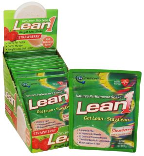 Nutrition 53   Lean1 Performance Shake Strawberry   15 x 1.8 oz. Packets   CLEARANCED PRICED