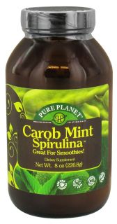 Pure Planet   Carob Mint Spirulina Endurance Support   8 oz.