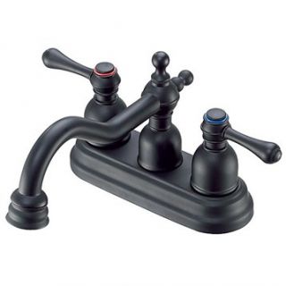 Danze® Opulence™ Two Handle Centerset Lavatory Faucet   Satin Black