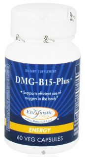 Enzymatic Therapy   DMG   B15   Plus   60 Vegetarian Capsules