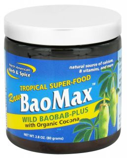 North American Herb & Spice   Tropical Superfood Raw BaoMax Powder   2.8 oz.