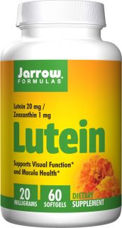 Jarrow Formulas   Lutein 20 mg.   60 Softgels