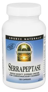 Source Naturals   Serrapeptase 400 mg.   120 Vegetarian Capsules