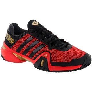 adidas Barricade 8 Shanghai adidas Mens Tennis Shoes Black/Red/Gold