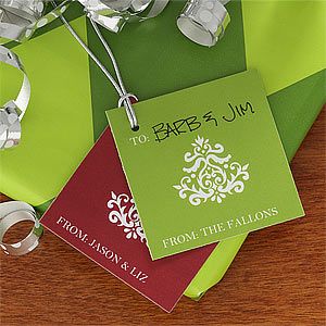 Personalized Christmas Gift Tags   Happy Holidays