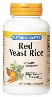 Natures Answer   Red Yeast Rice Dietary Supplement   90 Capsules