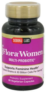 Sedona Labs   iFlora Probiotics For Women   60 Vegetarian Capsules