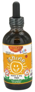 BioRay Kids   NDF Shine Tummy and Brain Nurturing Herbal Drops Raspberry   4 oz.