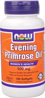 NOW Foods   Evening Primrose Oil 500 mg.   100 Softgels