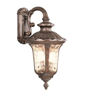 Oxford 3 Light Outdoor Wall Lights in Moroccan Gold 7663 50