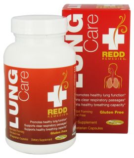 Redd Remedies   Lung Care   80 Vegetarian Capsules