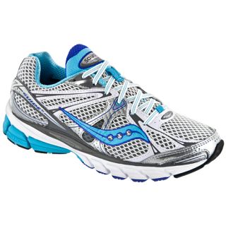 Saucony Guide 6 Saucony Womens Running Shoes White/Silver/Blue