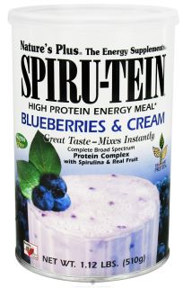 Natures Plus   Spiru Tein High Protein Energy Meal Blueberries & Cream   1.12 lbs.