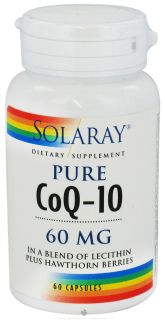 Solaray   Pure CoQ 10 60 mg.   60 Capsules