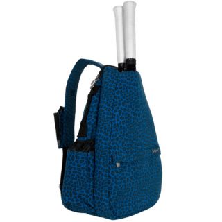 Jet Pac Blue Suede Cheetah Small Sling Jet Pac Tennis Bags