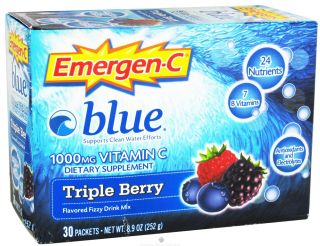 Alacer   Emergen C Vitamin C Energy Booster Triple Berry 1000 mg.   30 Packet(s)