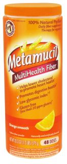 Metamucil   MultiHealth Fiber Orange Smooth   20.3 oz.