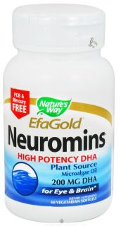 Natures Way   Neuromins DHA 200 mg.   60 Softgels