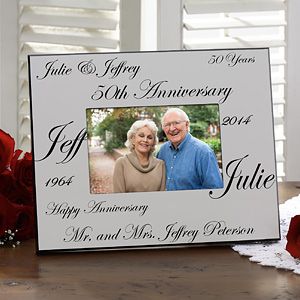 Personalized Anniversary Picture Frames   Forever and Always Design