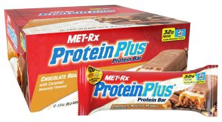 MET Rx   Protein Plus Protein Bar Chocolate Roasted Peanut with Caramel   3 oz.