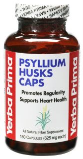 Yerba Prima   Psyllium Husks 625 mg.   180 Capsules