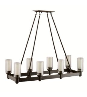 Circolo 8 Light Chandeliers in Olde Bronze 2943OZ