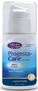 Life Flo   Progesta Care Natural Progesterone Body Cream Mens Formula   3 oz.