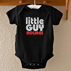 Black Personalized Baby T Shirts   Little Guy
