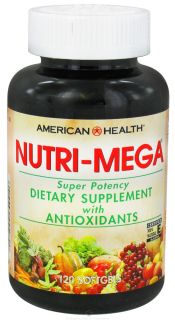 American Health   Nutri Mega Super Potency   120 Softgels