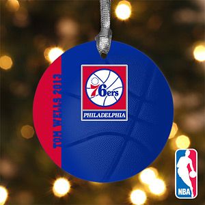 Personalized NBA Basketball Christmas Ornaments