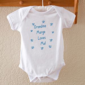 Personalized Baby Bodysuits   Somebody Loves Me