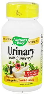 Natures Way   Urinary With Cranberry 415 mg.   100 Capsules