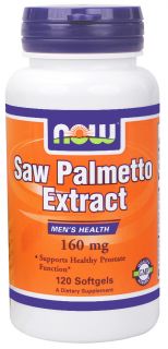 NOW Foods   Saw Palmetto Double Strength 160 mg.   120 Softgels