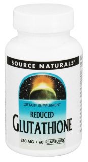 Source Naturals   Reduced Glutathione 250 mg.   60 Capsules
