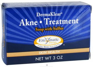 Enzymatic Therapy   Dermaklear Akne Treatment Soap with Sulfur   3 oz.