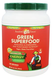 Amazing Grass   Green SuperFood Energy Drink Powder Watermelon   24.7 oz.