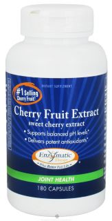 Enzymatic Therapy   Cherry Fruit Extract   180 Capsules