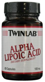 Twinlab   Alpha Lipoic Acid 100 mg.   60 Capsules