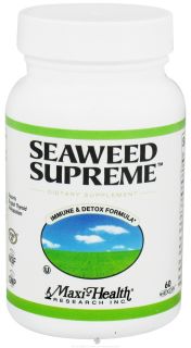 Maxi Health Research Kosher Vitamins   Seaweed Supreme   60 Capsules