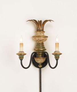 Naples 2 Light Wall Sconces in Hand Painted Multi Color 5642