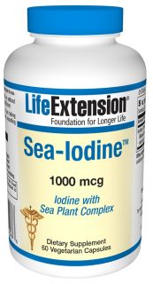 Life Extension   Sea Iodine 1000 mcg.   60 Capsules
